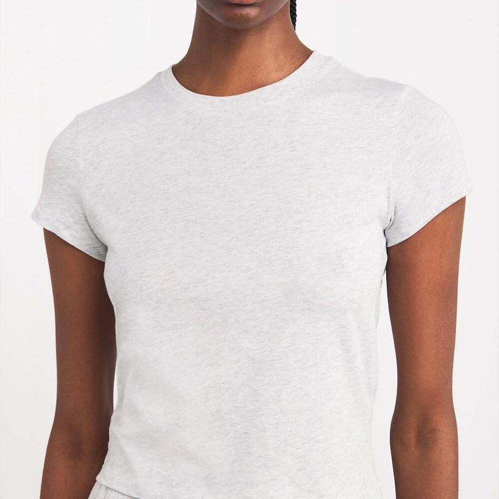 Skims white cotton tee size large
